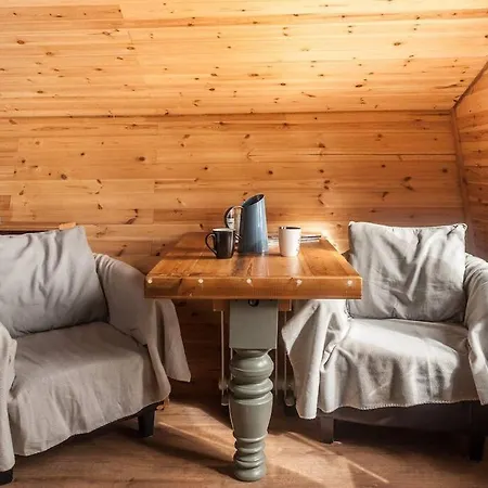 Wooden Tiny House Glamping Cabin With Hot Tub 1 Tuxford Exterior photo